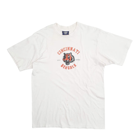 Mens White Concept Sports Cincinnati Bengals Made In Canada Short Sleeve T Shirt