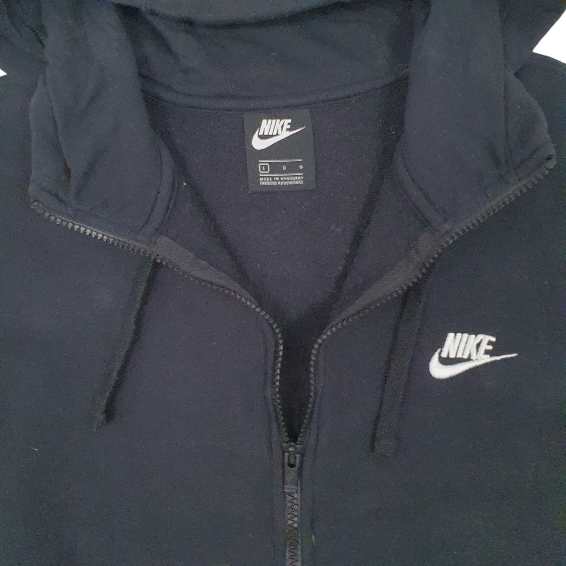 Mens Black Nike Tech Fleece Full Zip Jumper
