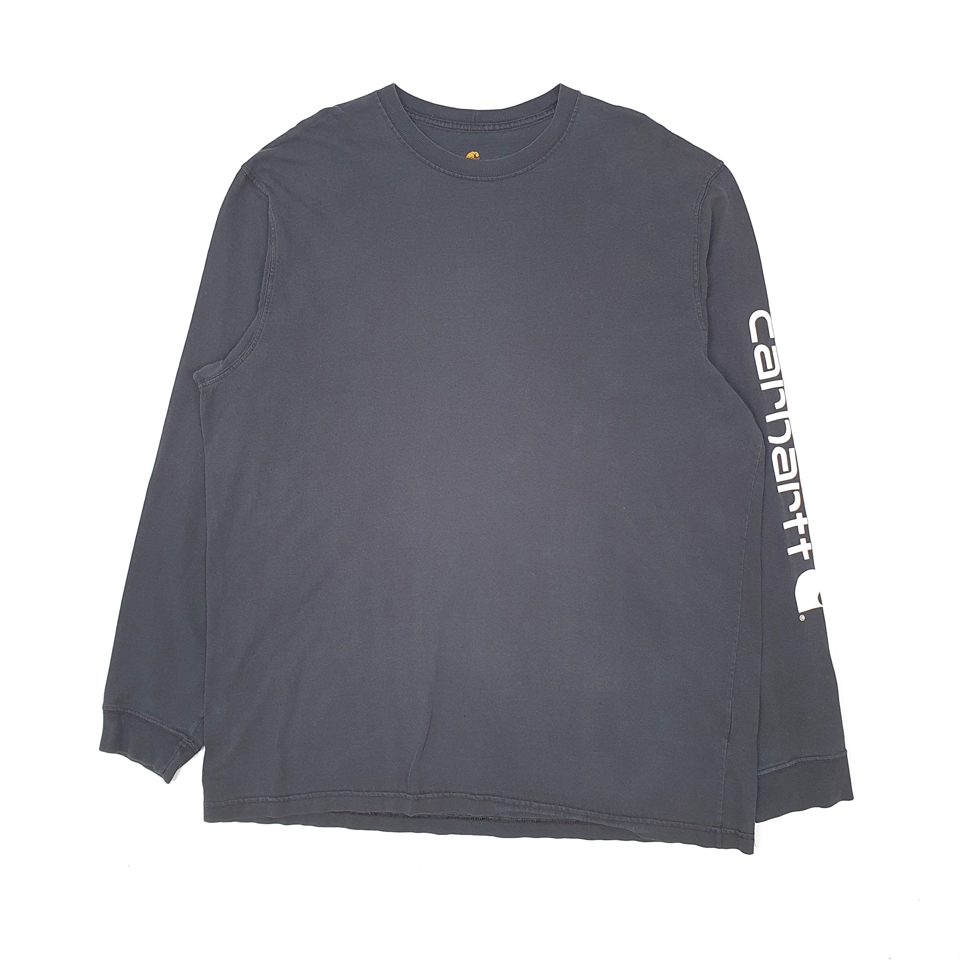 Mens Black Carhartt  Long Sleeve T Shirt