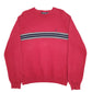 Mens Red Nautica Knit Crewneck Jumper