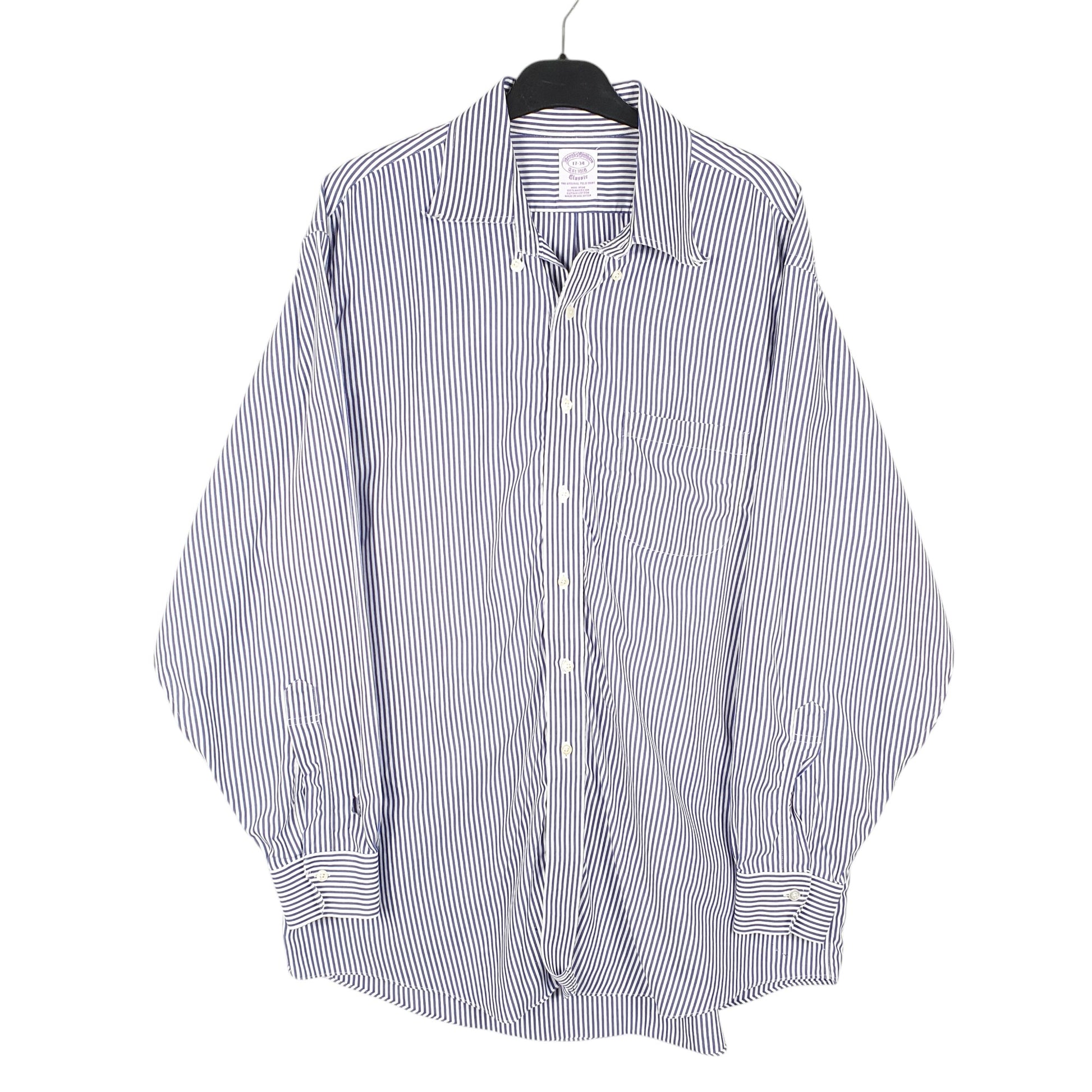 Mens Blue Brooks Brothers  Long Sleeve Shirt
