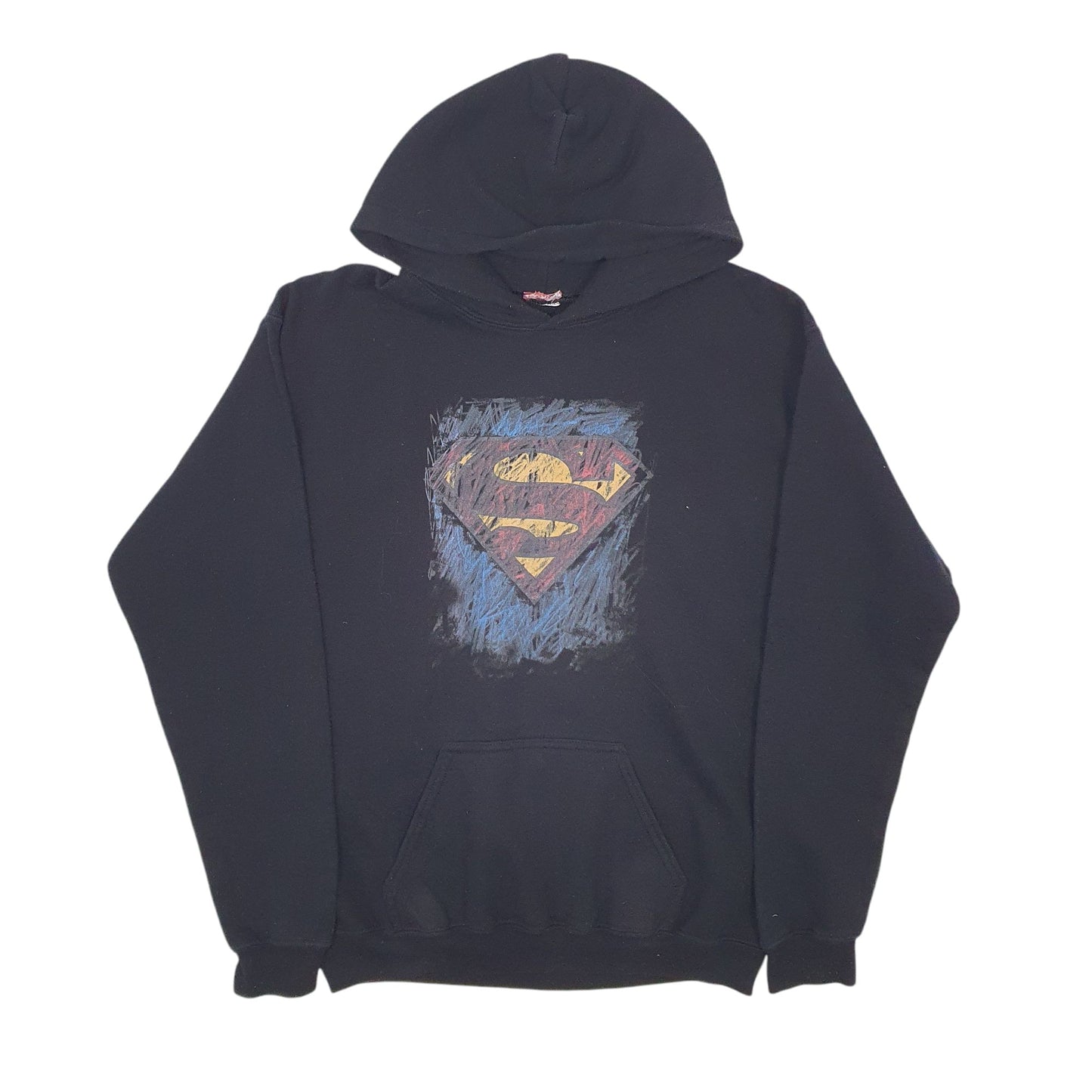 Womens Black Unbranded Superman Hoodie Jumper