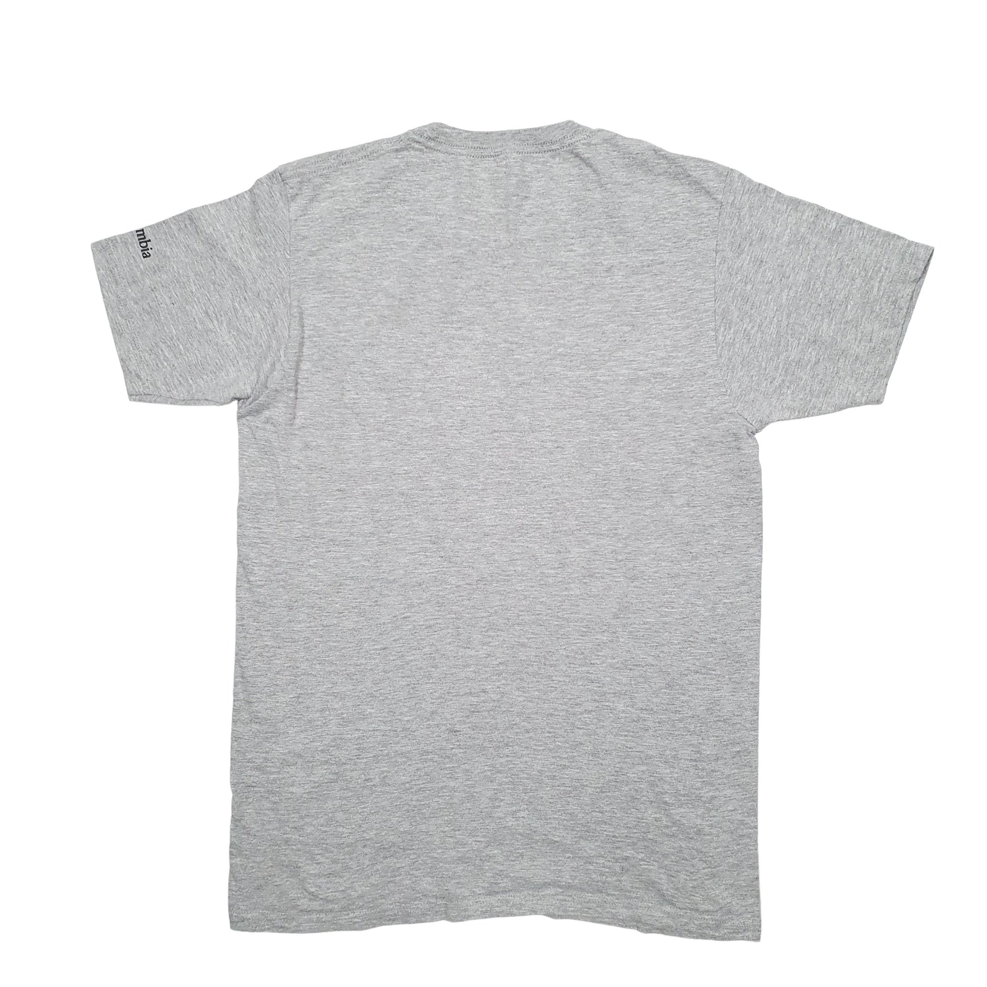 Mens Grey Columbia Sportswear Spellout Short Sleeve T Shirt