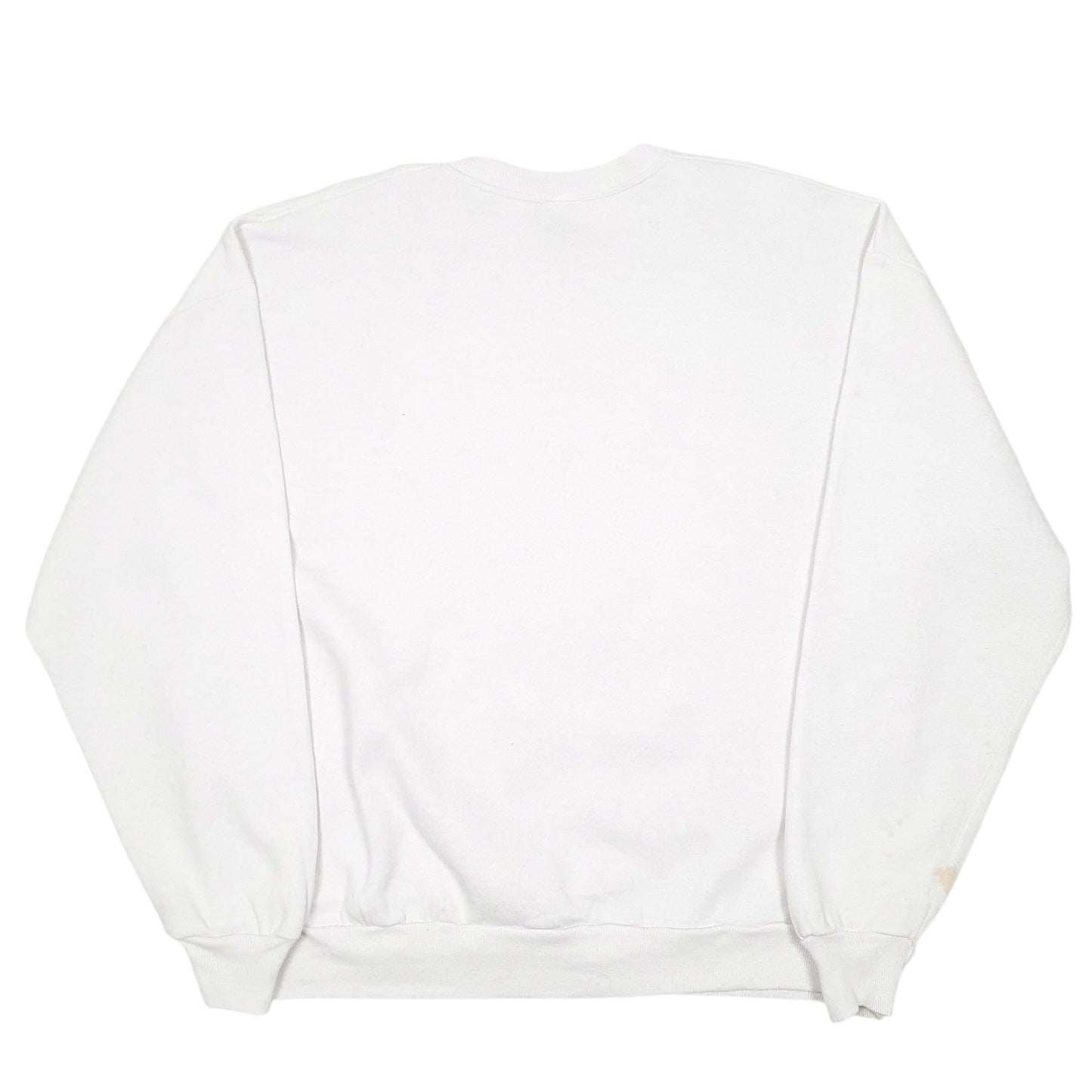 Mens White Jerzees Vintage Made In USA Christmas Bear Festive Gimmee Gimmee Crewneck Jumper