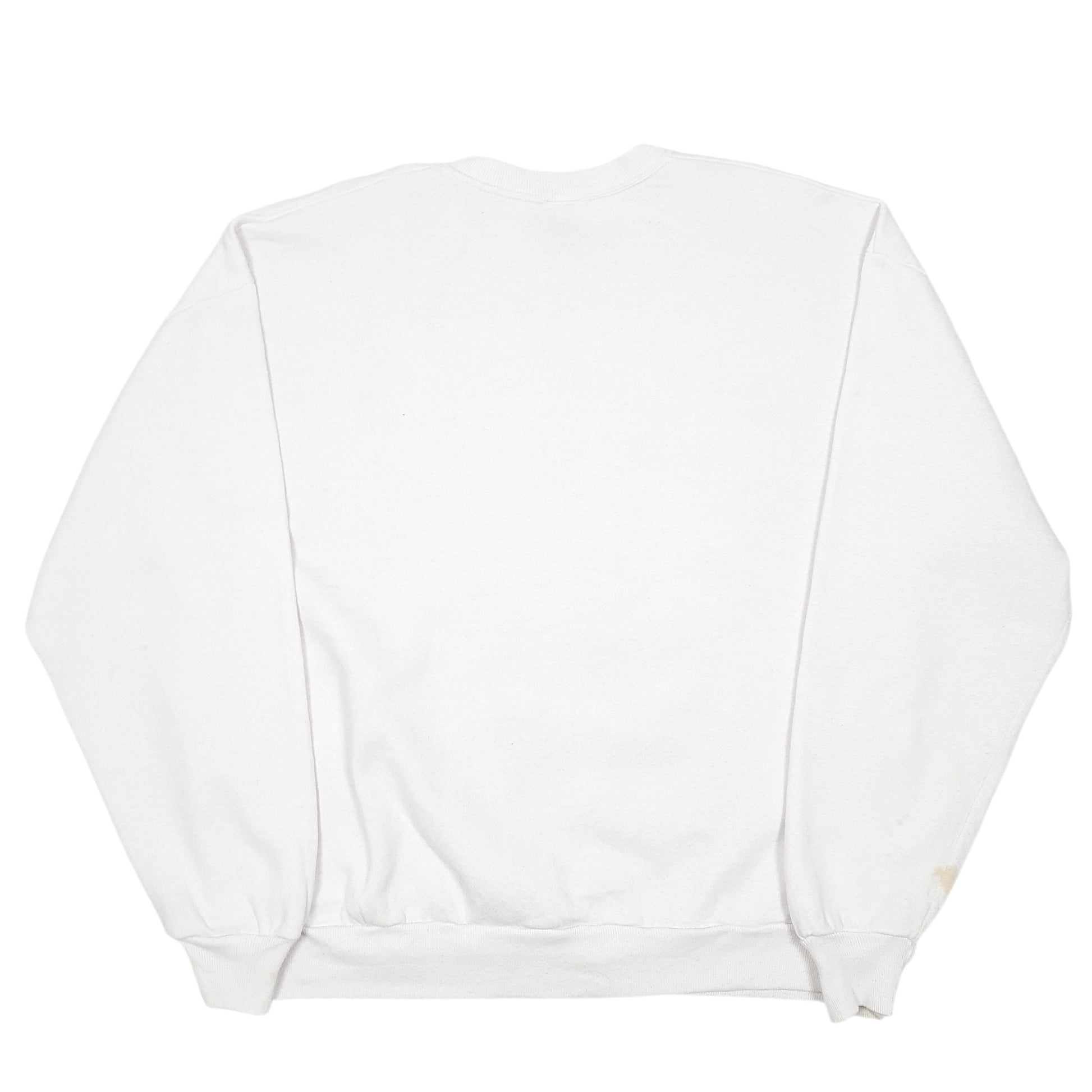 Mens White Jerzees Vintage Made In USA Christmas Bear Festive Gimmee Gimmee Crewneck Jumper