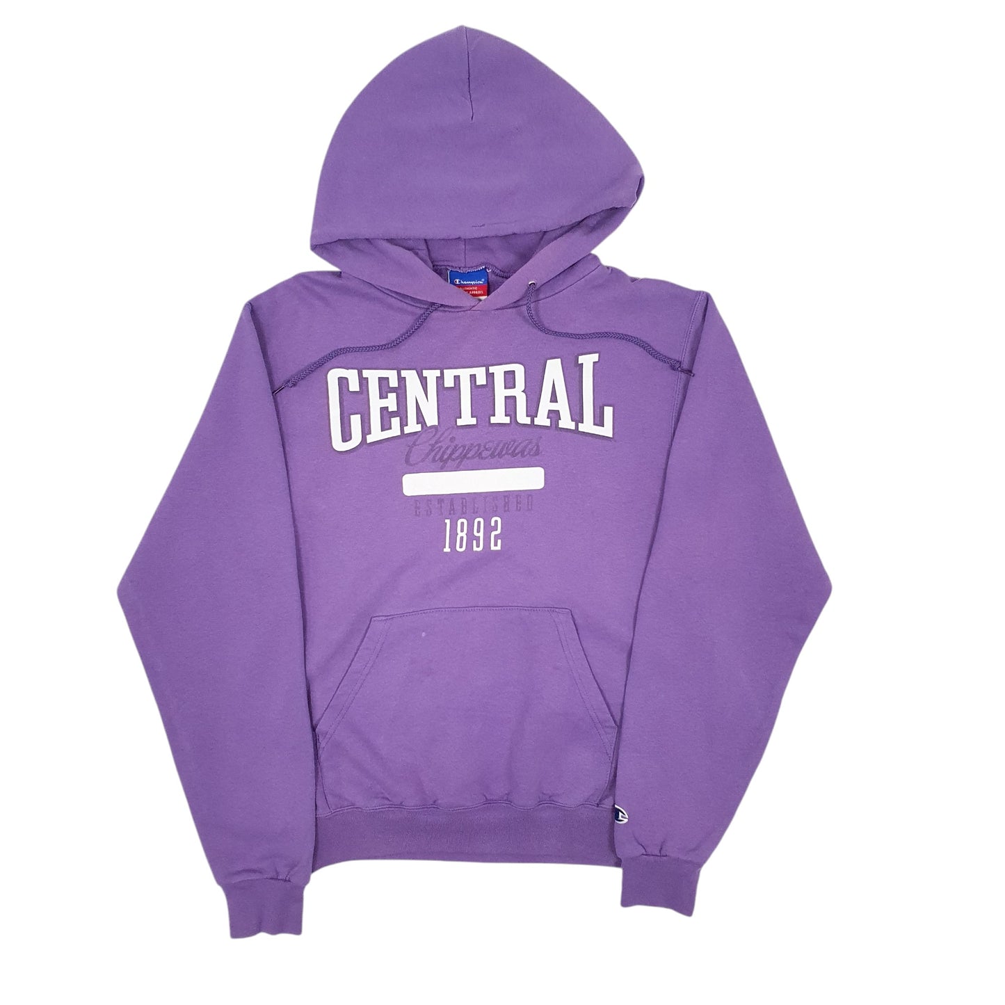 Womens Purple Champion Central Hoodie Jumper