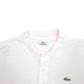 Mens White Lacoste  Short Sleeve Polo Shirt