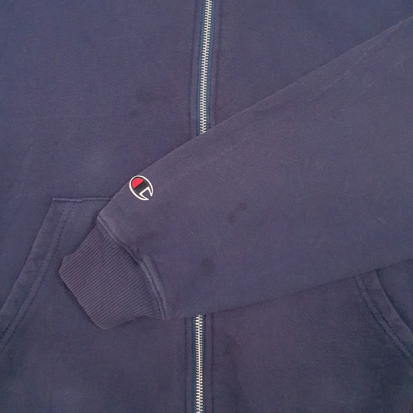 Mens Navy Champion  Full Zip Jumper