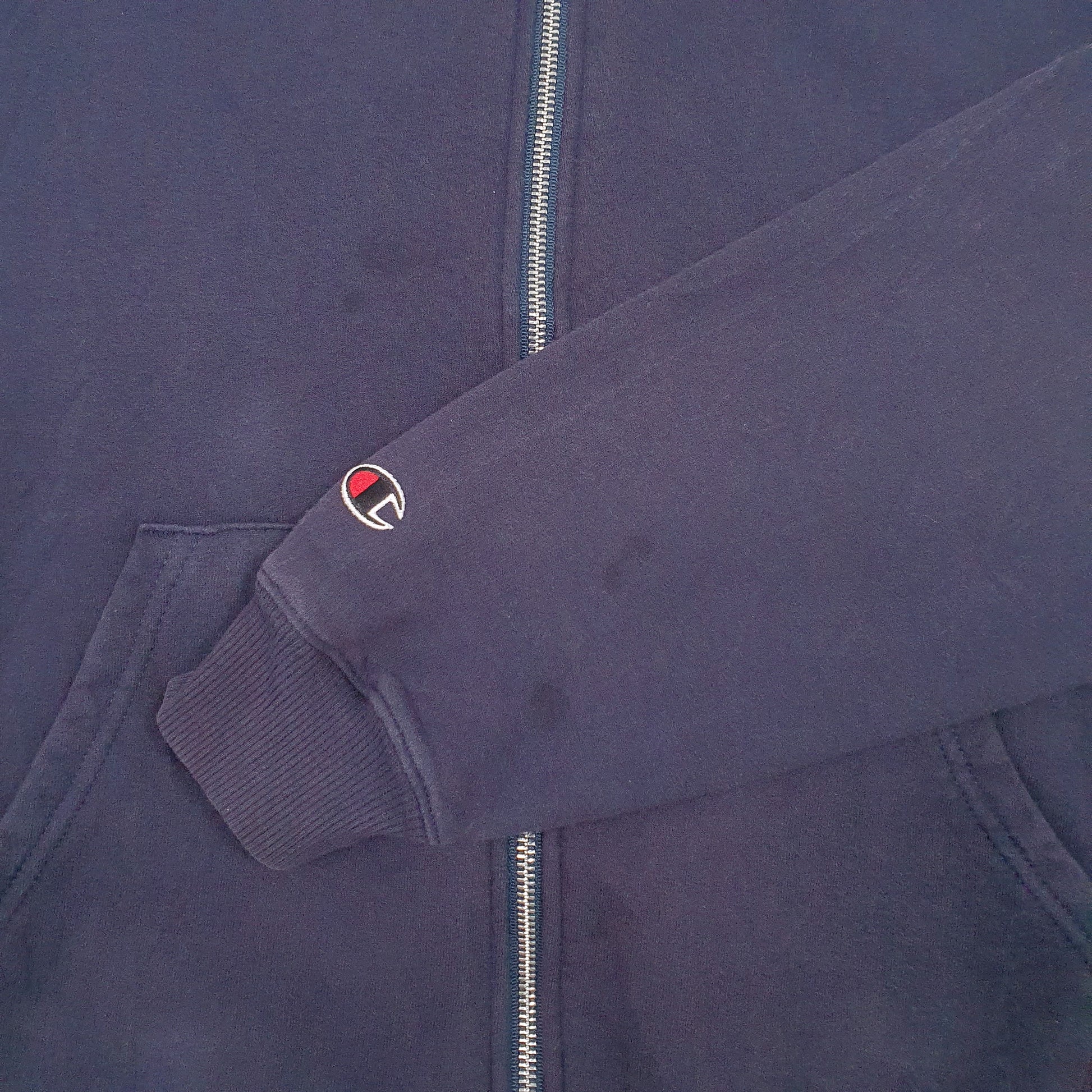 Mens Navy Champion  Full Zip Jumper