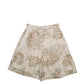Womens Cream Ralph Lauren Pattern Floral Linen Chino Shorts