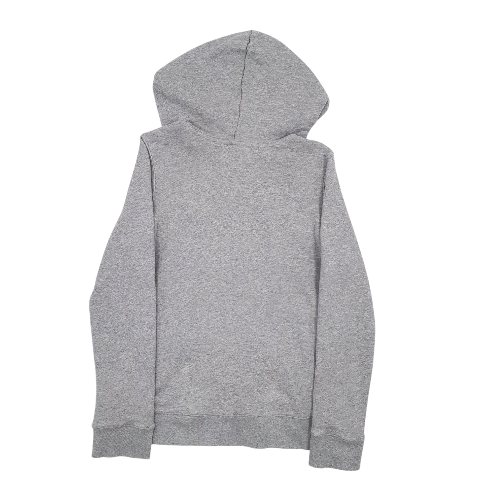 Womens Grey Adidas Spellout Hoodie Jumper