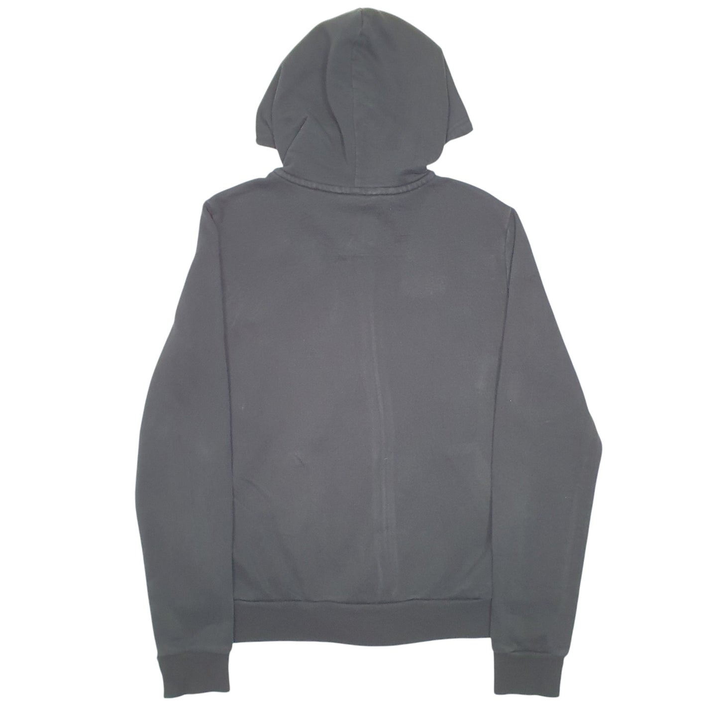 Womens Black Puma Hoodie Full Zip Jumper