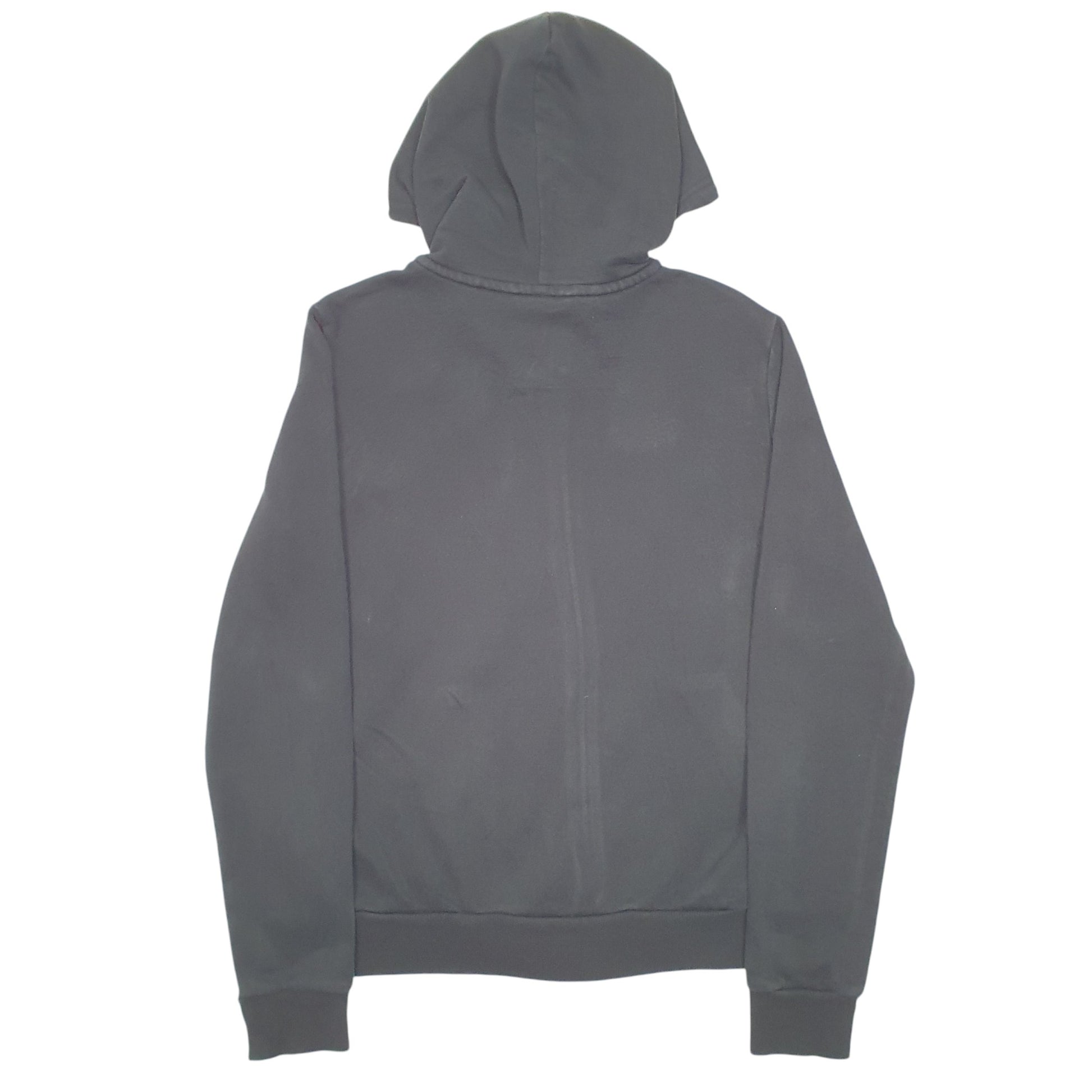 Womens Black Puma Hoodie Full Zip Jumper