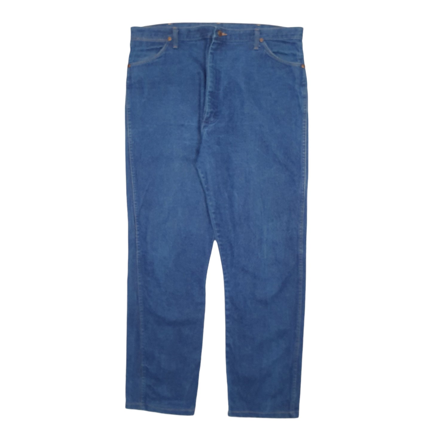 Mens Blue Wrangler Made In USA Vintage 90's Regular JeansW42 L33