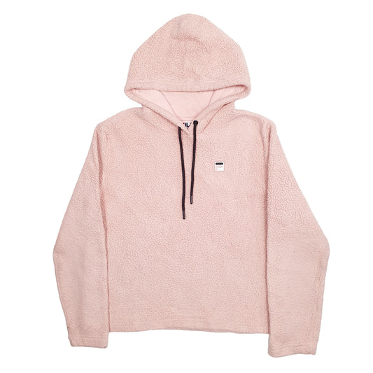 Womens Pink Fila  Hoodie Jumper