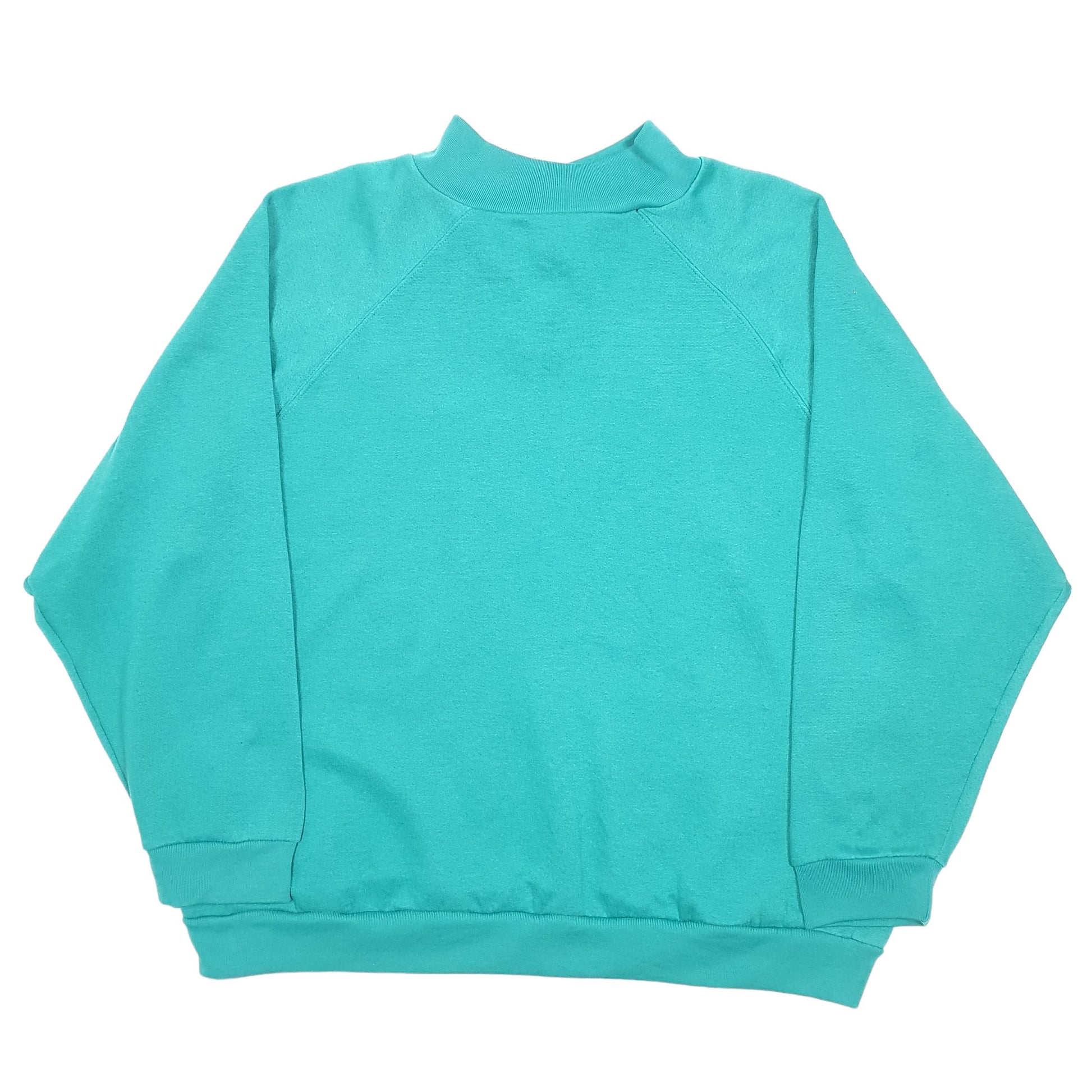 Womens Green Blair Vintage Button Raglan 90s Rose Flowers Embroidered Crewneck Jumper