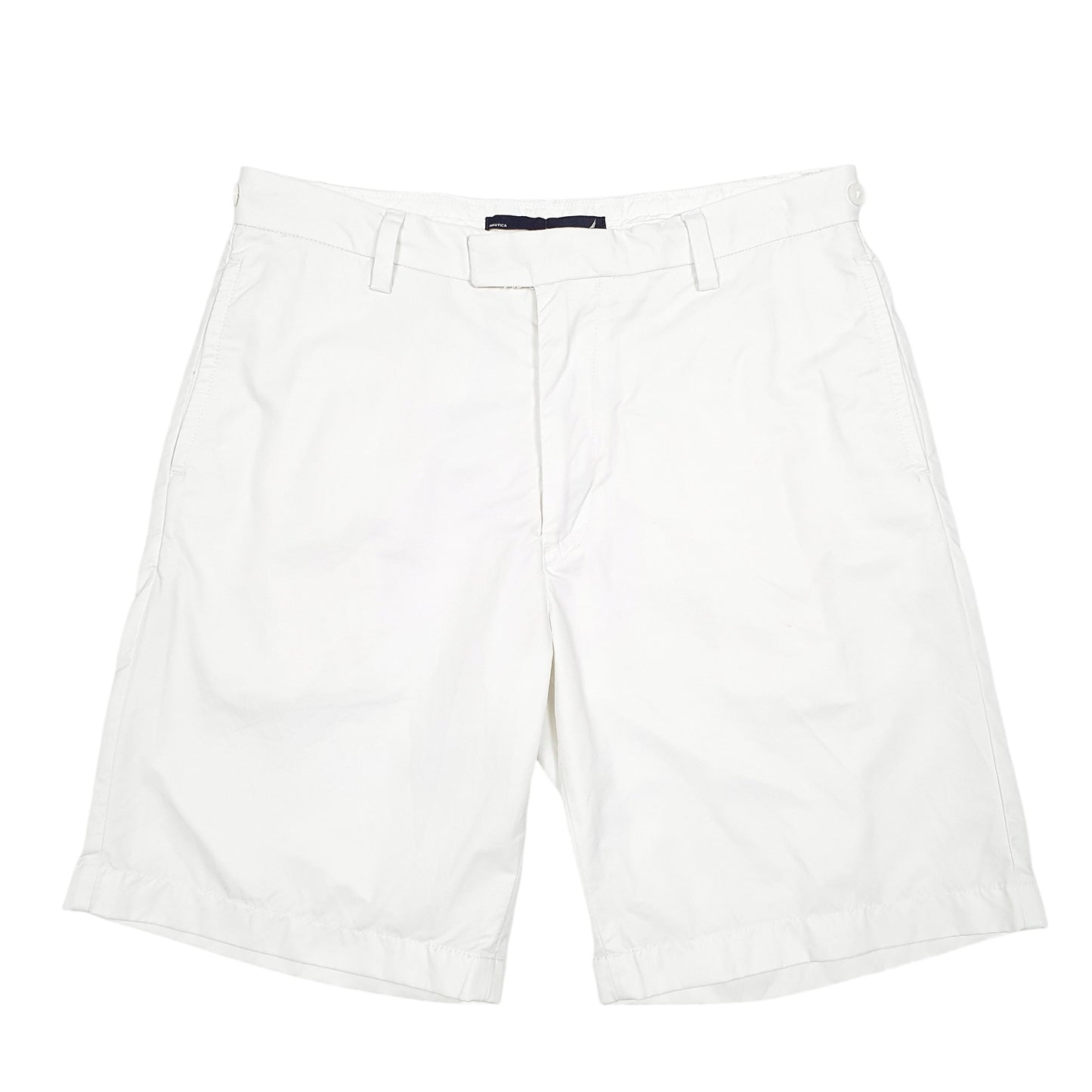 Mens White Nautica  Chino Shorts