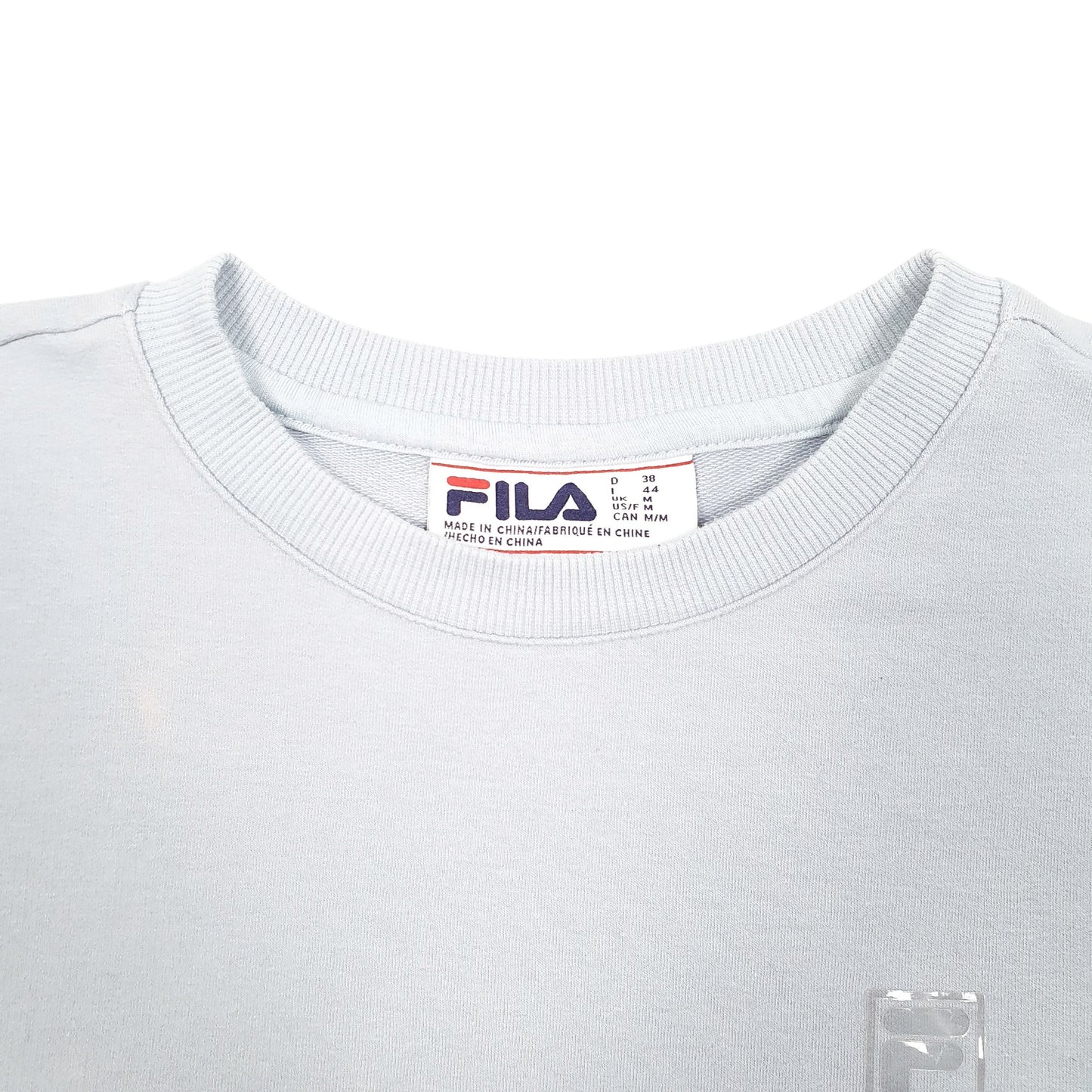 Womens Blue Fila  Crewneck Jumper