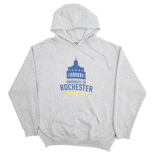 Mens Grey Pennant University Of Rochester 2023 Hoodie Jumper