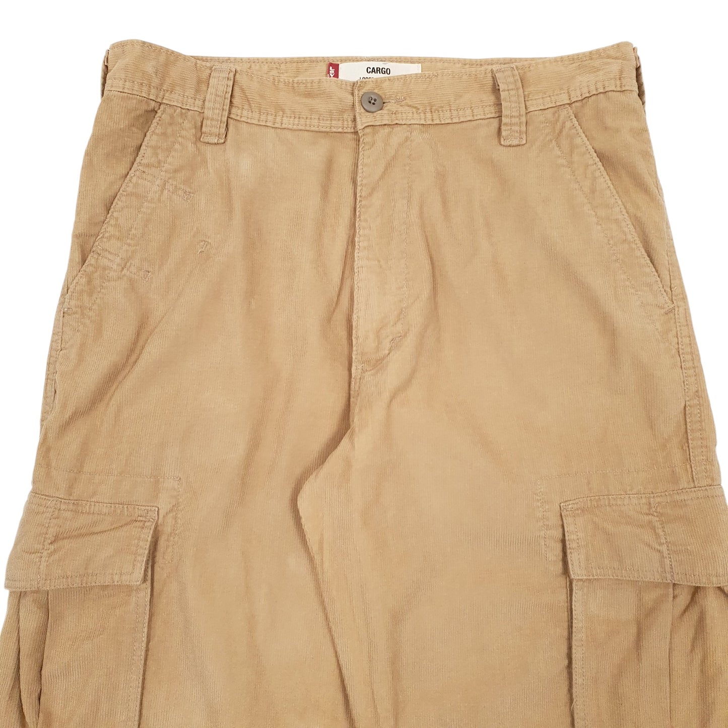 Mens Beige Levis  Cargo Trousers