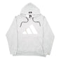 Mens Grey Adidas  Hoodie Jumper