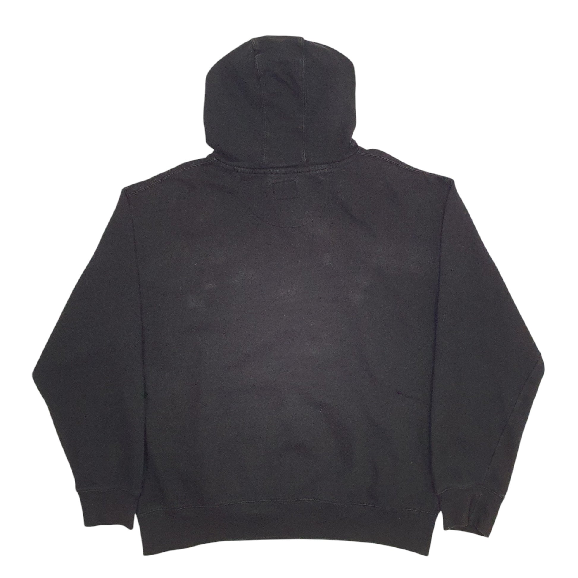 Mens Black Quiksilver Spellout Surfing Hoodie Jumper
