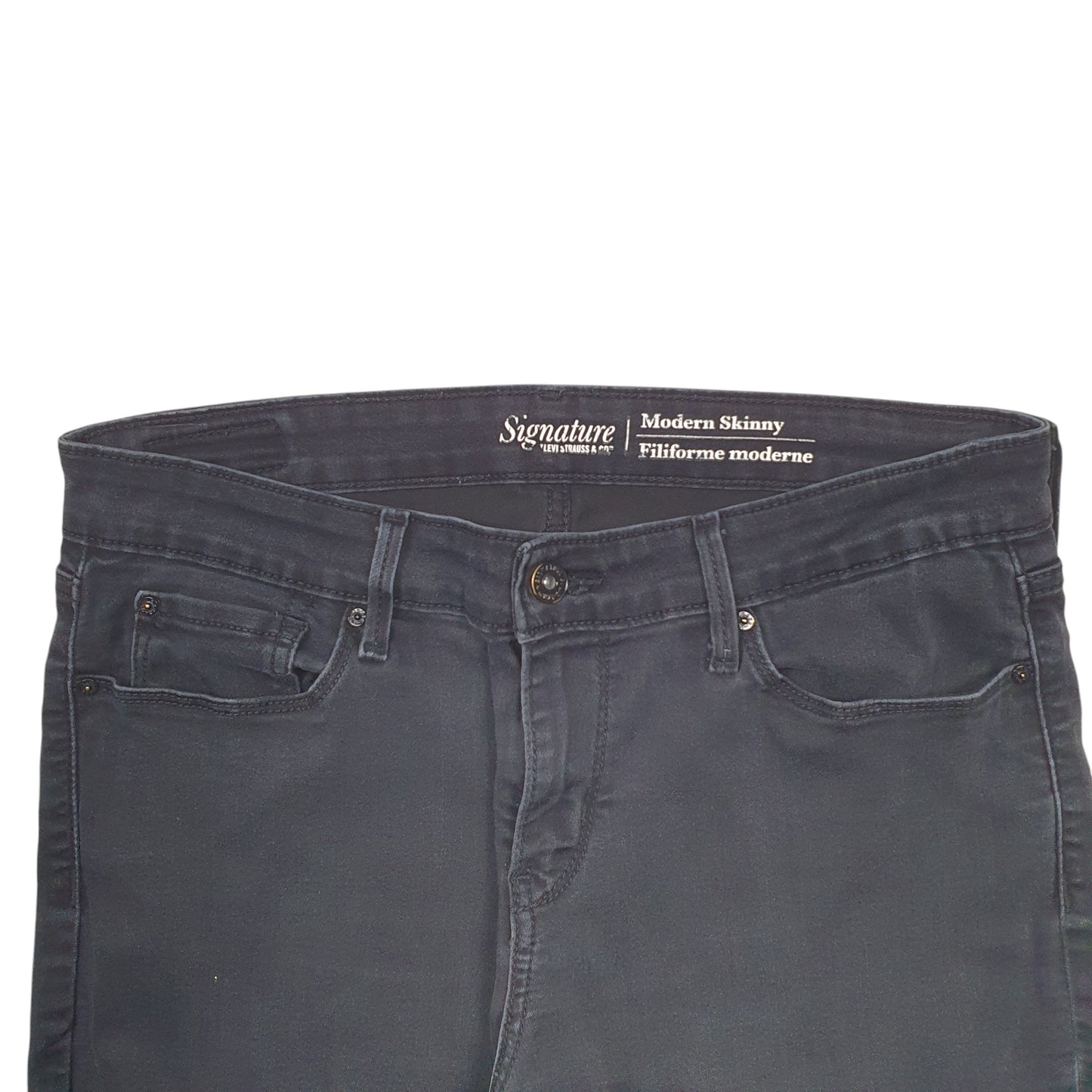 Womens Black Levis Signature Modern JeansW34 L29