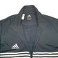 Mens Black Adidas Track Top Sport Full Zip Jumper