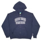 Mens Navy Champion George Town University Spellout Full Zip Jumper