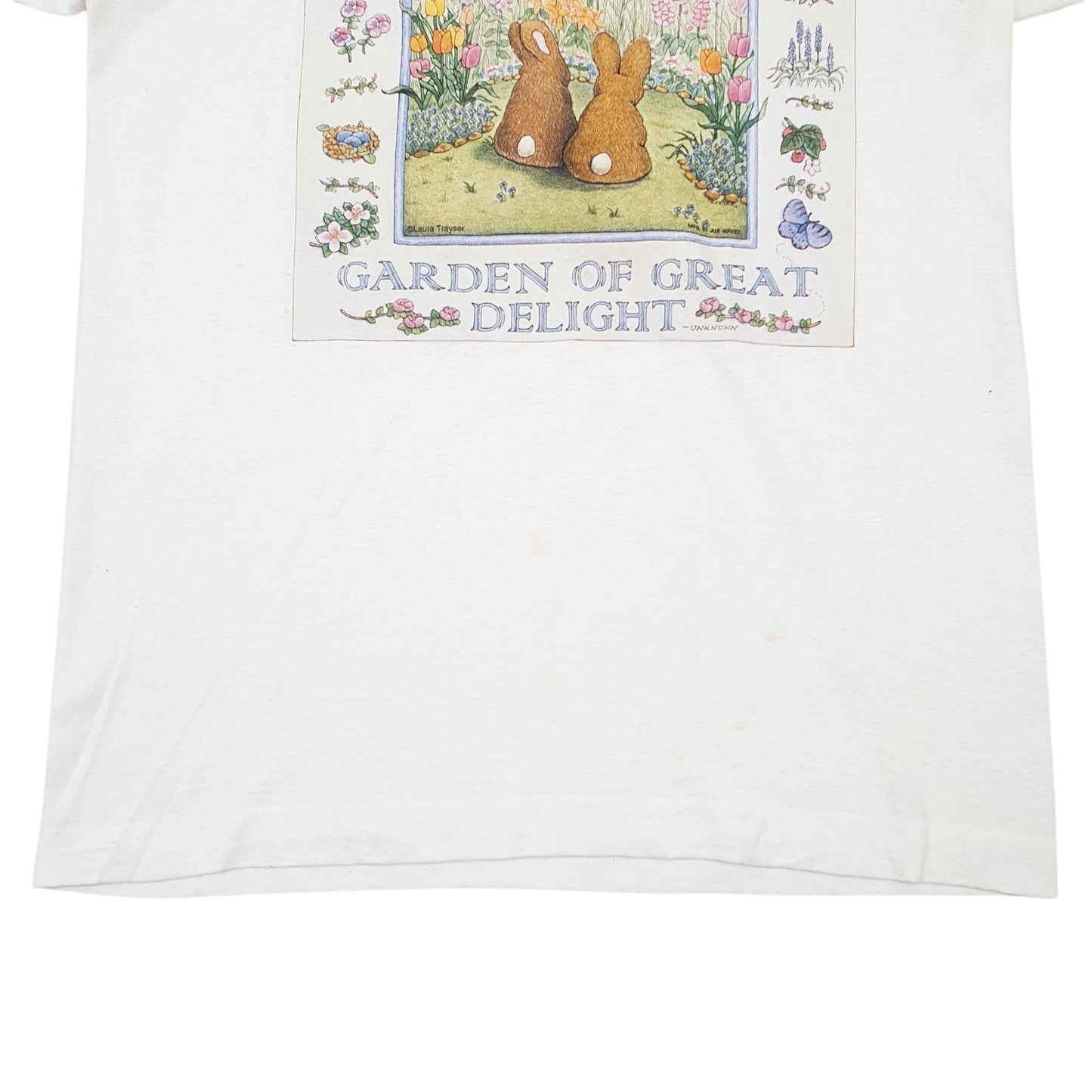 Mens White Fruit Of The Loom Single Stitch Vintage 90s Short Sleeve T Shirt