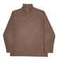 Mens Brown The North Face  Quarter Zip Jumper