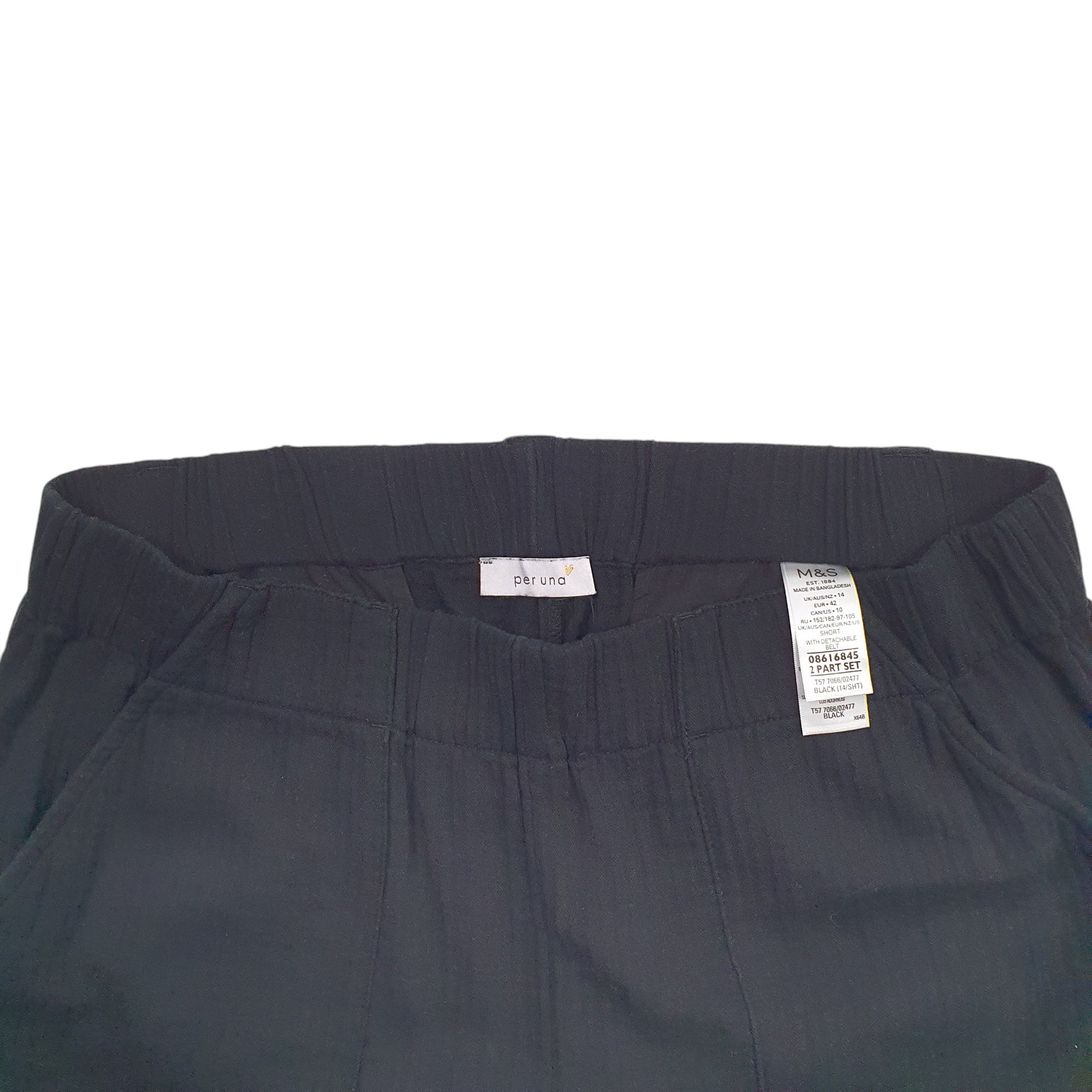 Womens Black M&S Per Una Formal Trousers