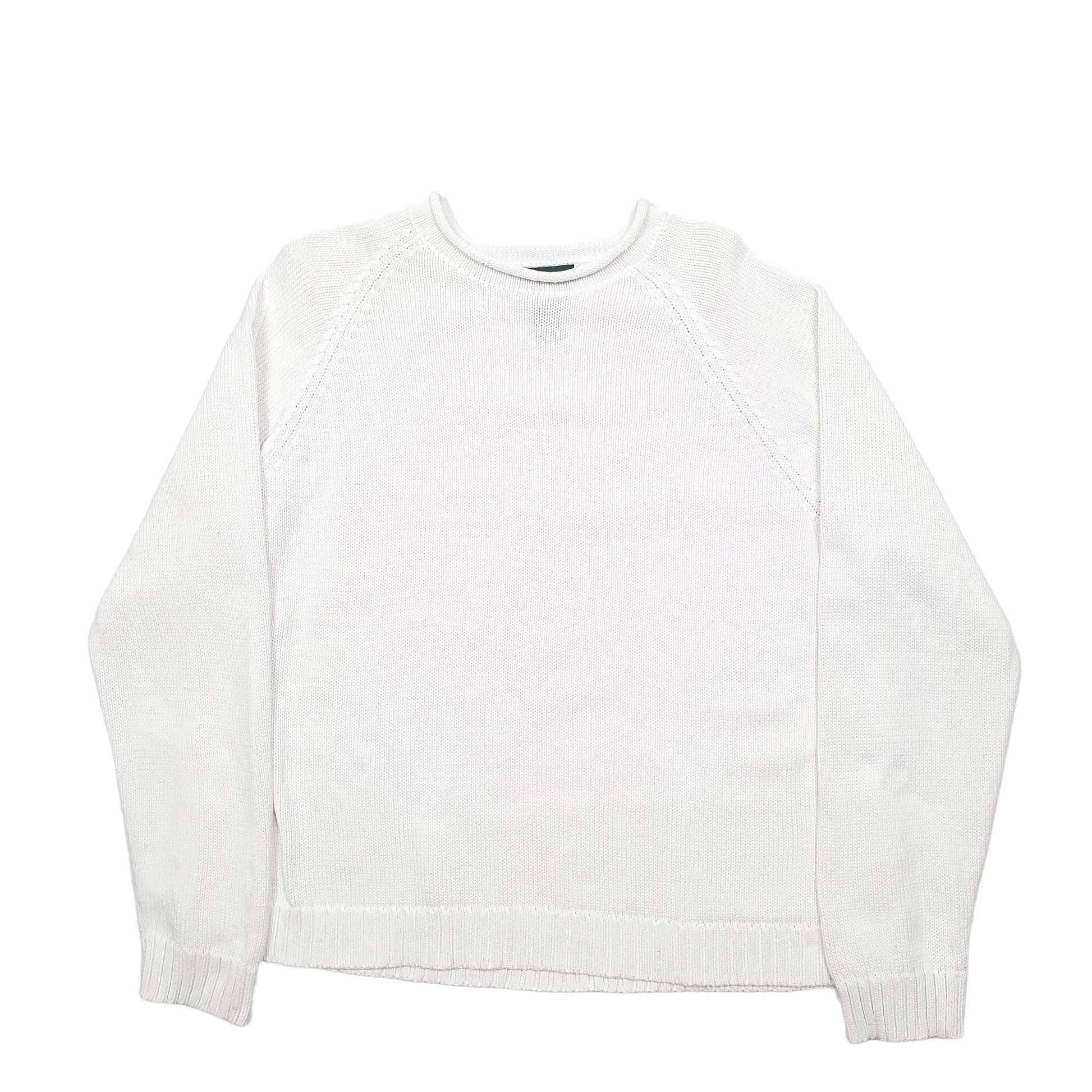 Womens White Lauren Ralph Lauren Knit Crewneck Jumper