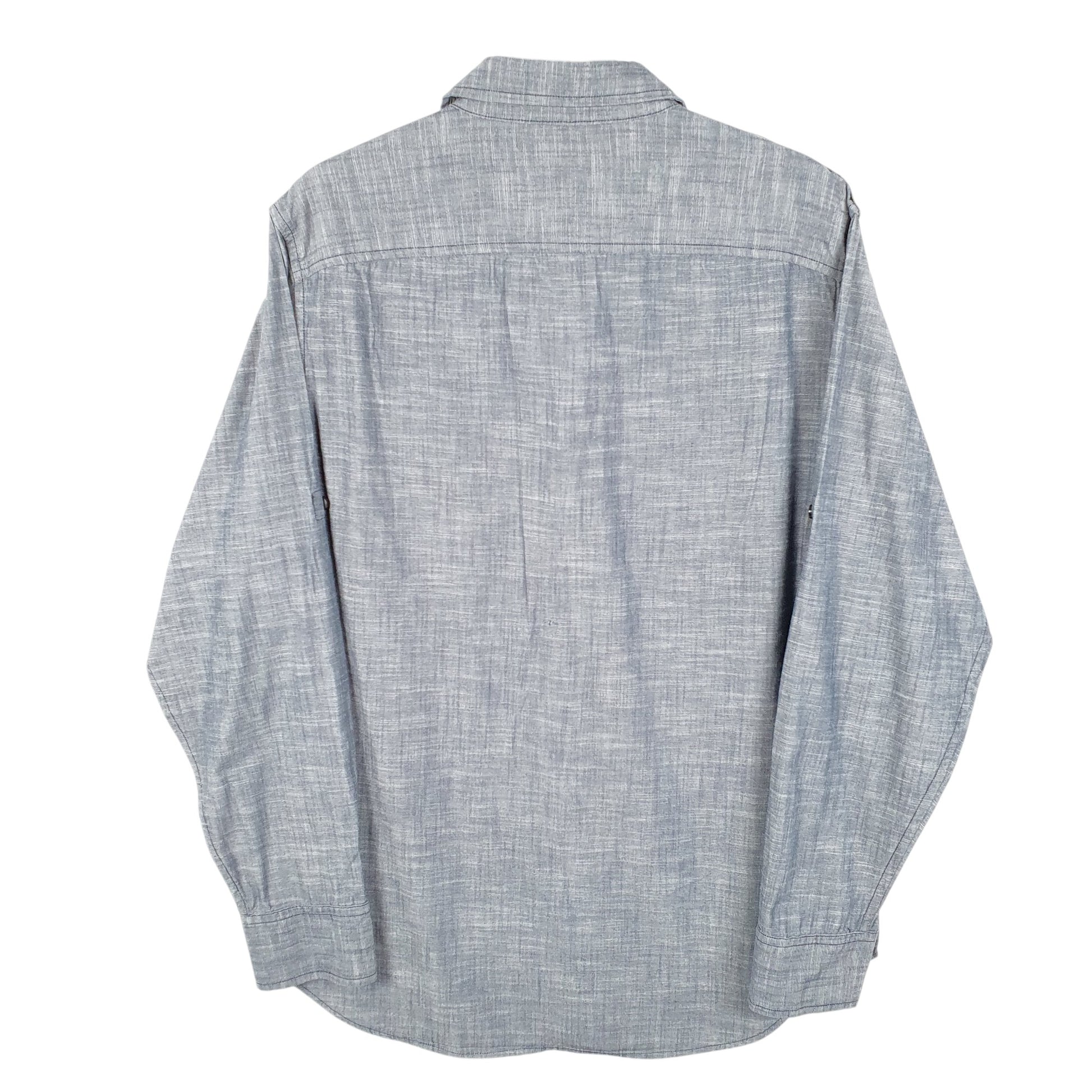 Mens Blue Banana Republic Chambray Long Sleeve Shirt