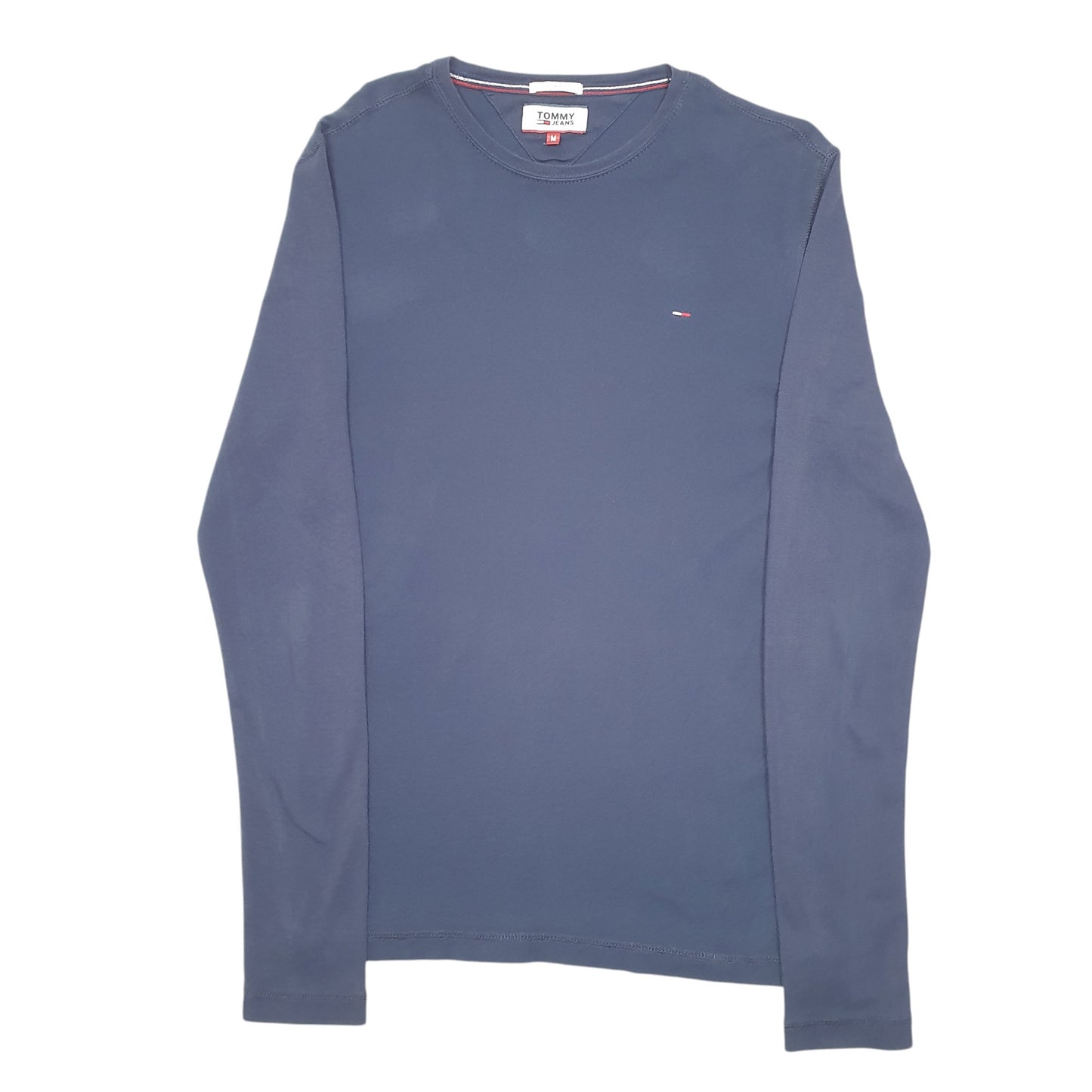 Mens Navy Tommy Hilfiger Slim Fit Long Sleeve T Shirt