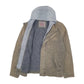 Mens Khaki Levis Hoodie Chore  Coat