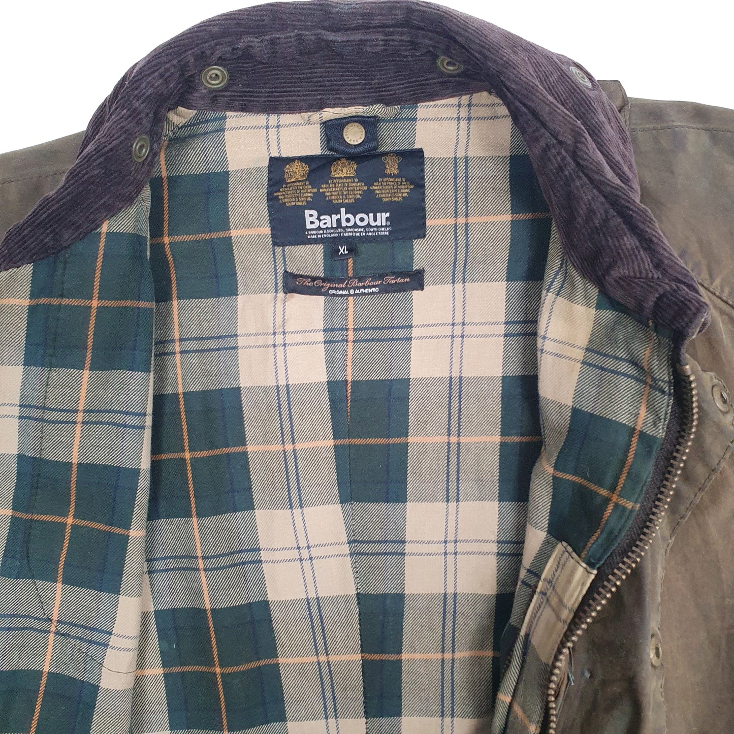 Mens Green Barbour Shap  Coat