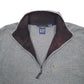 Mens Grey Gap  Quarter Zip Jumper