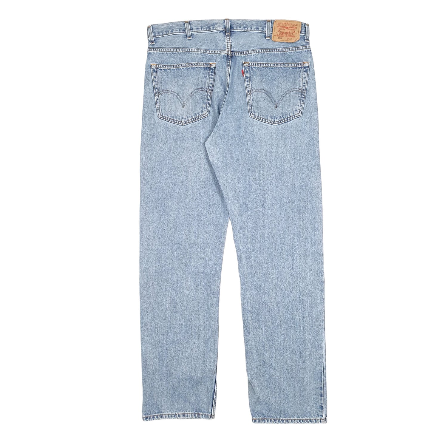 Mens Blue Levis  505 JeansW38 L34