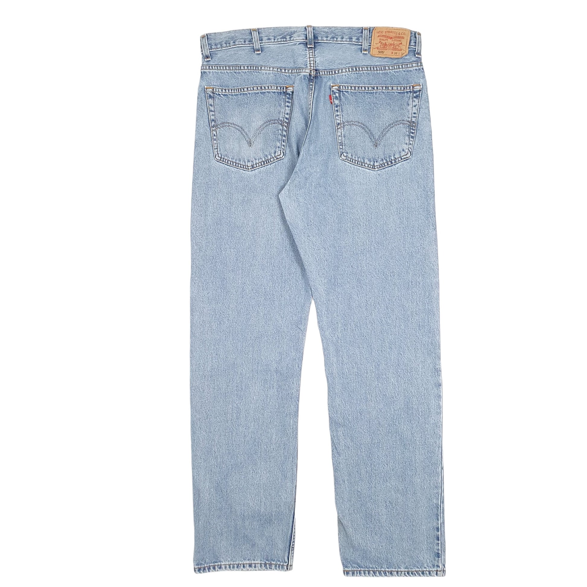 Mens Blue Levis  505 JeansW38 L34