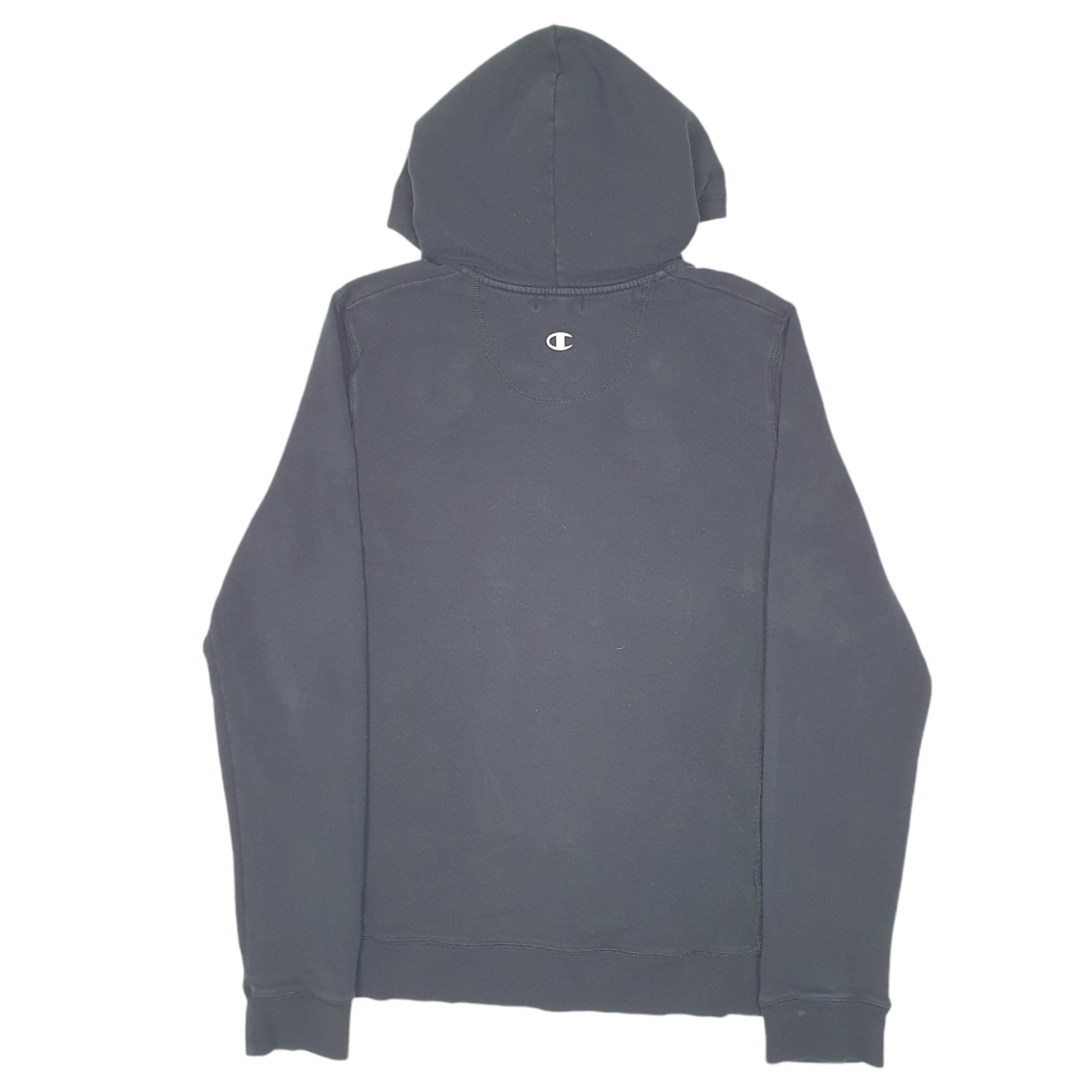 Womens Black Champion Hoodie Full Zip Jumper