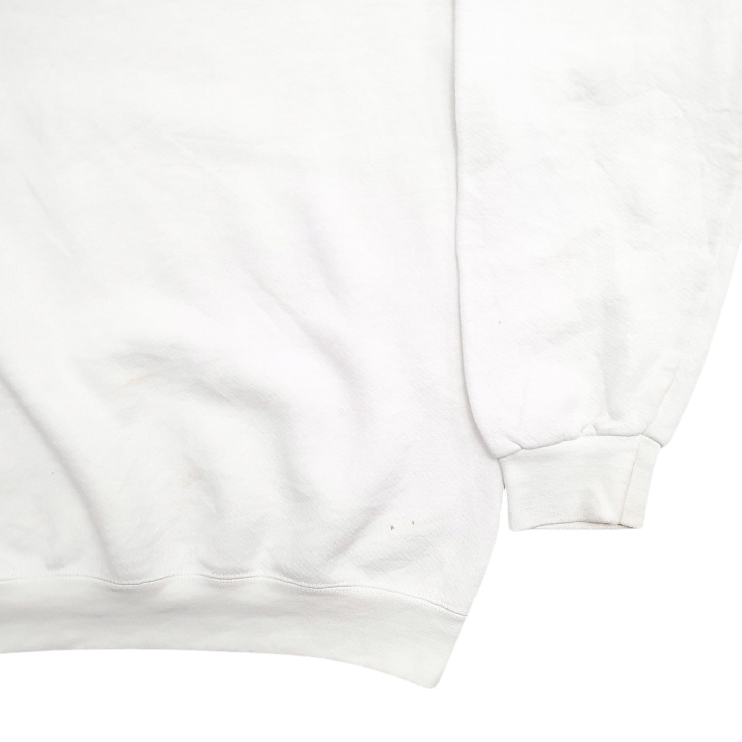 Mens White Lee Absolut Crewneck Jumper