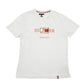 Mens White Tommy Hilfiger Embroidered Spellout Short Sleeve T Shirt