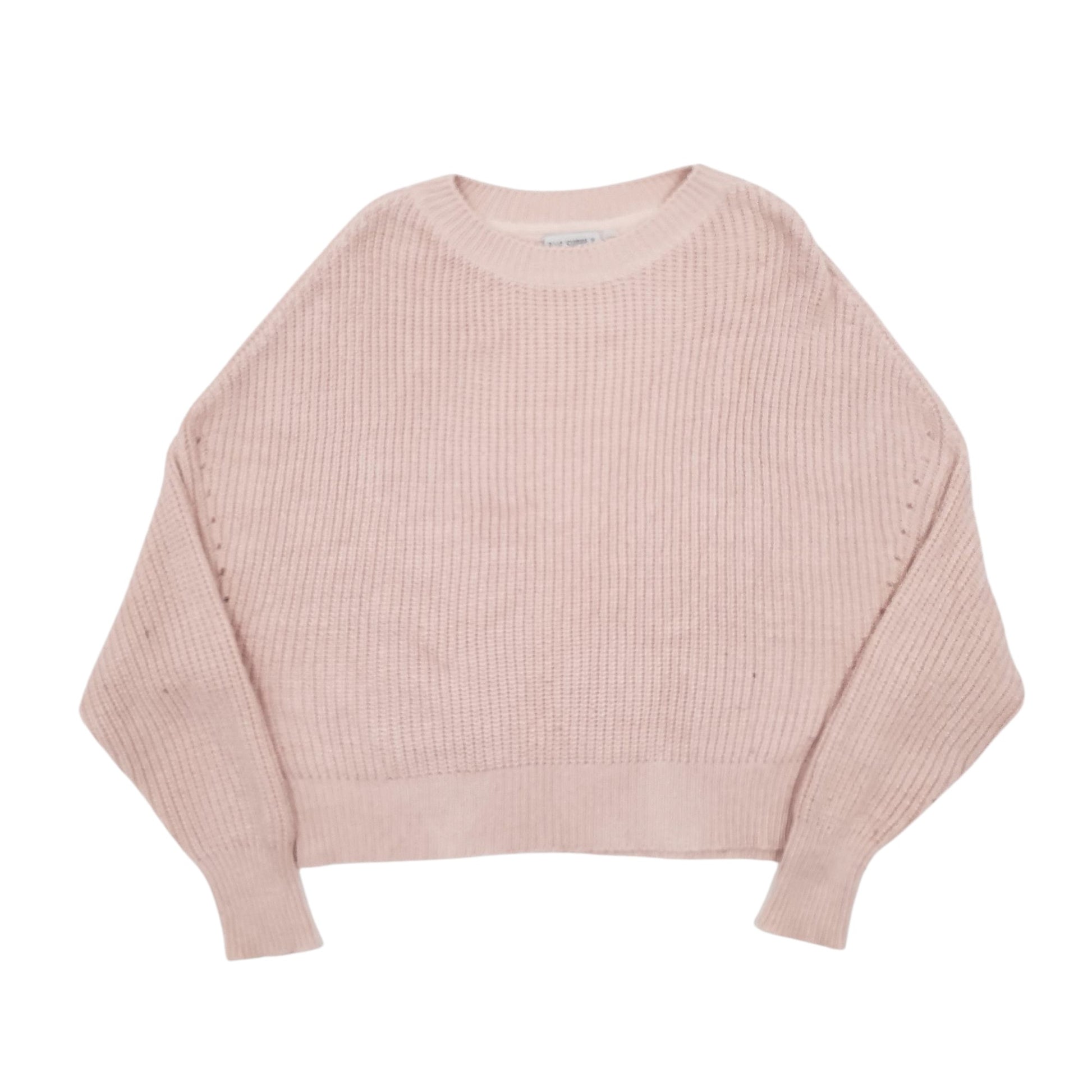 Womens Pink Rag Supply Knit Crewneck Jumper