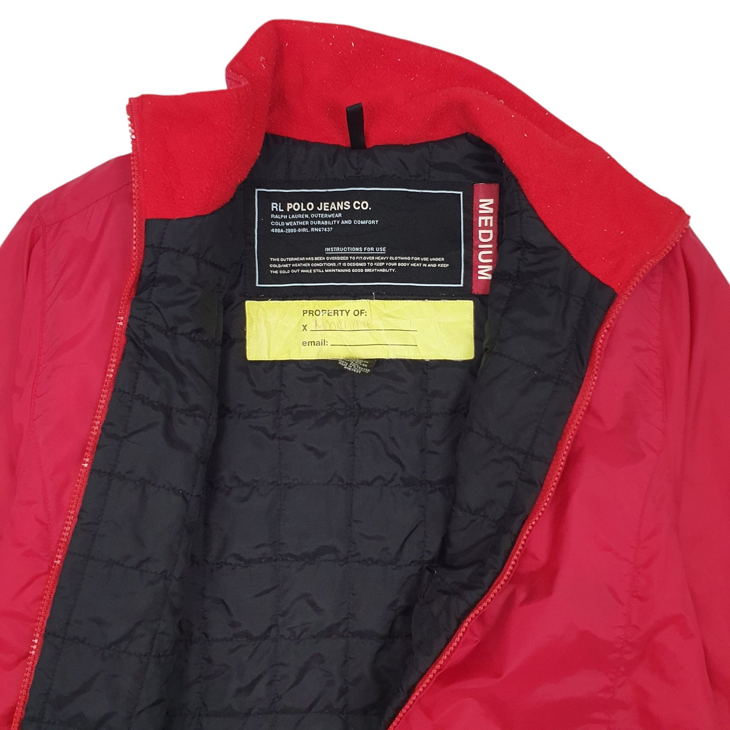 Womens Red Ralph Lauren Polo Jeans Full Zip Coat