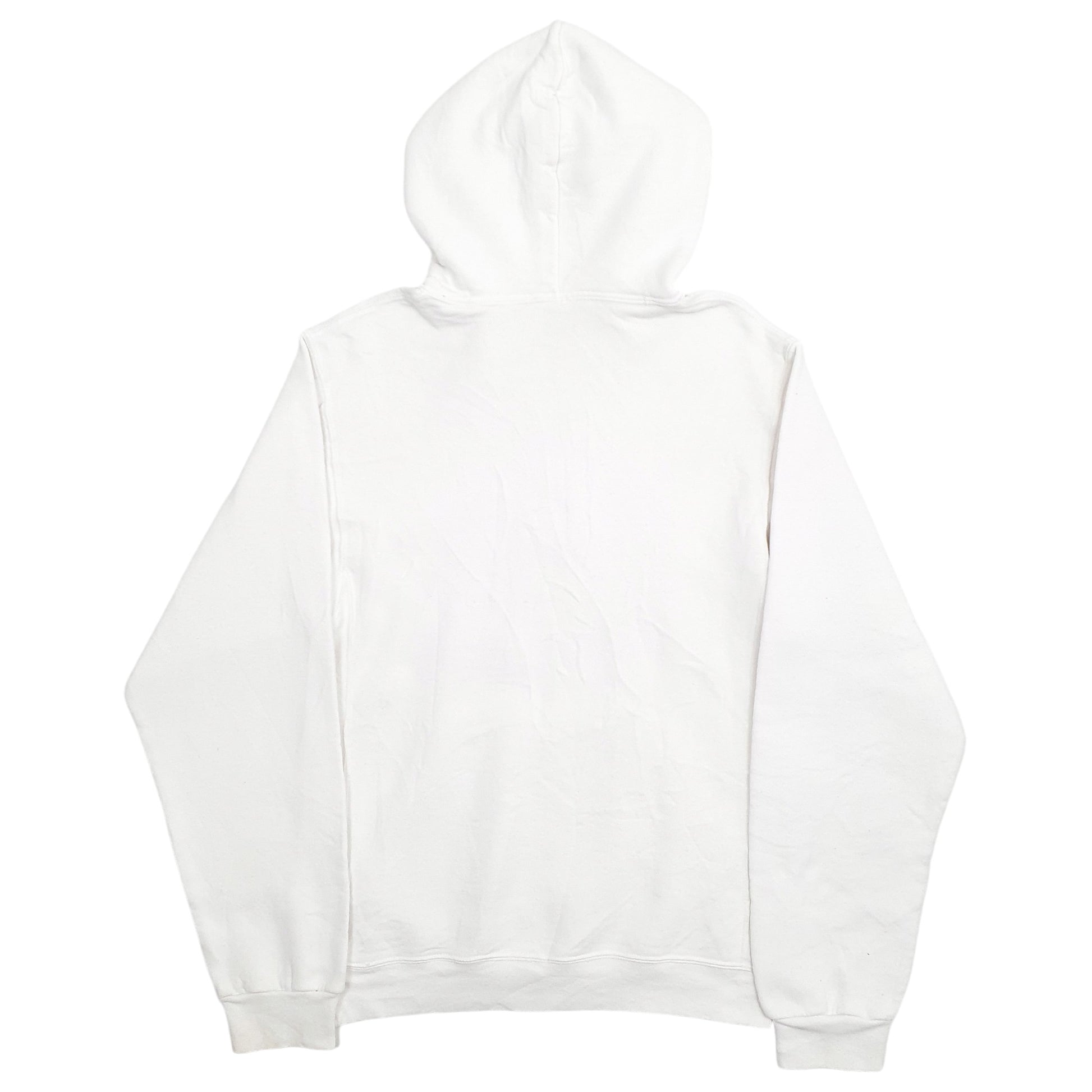 Mens White Russell Athletic SC Baseball Spellout Hoodie Jumper