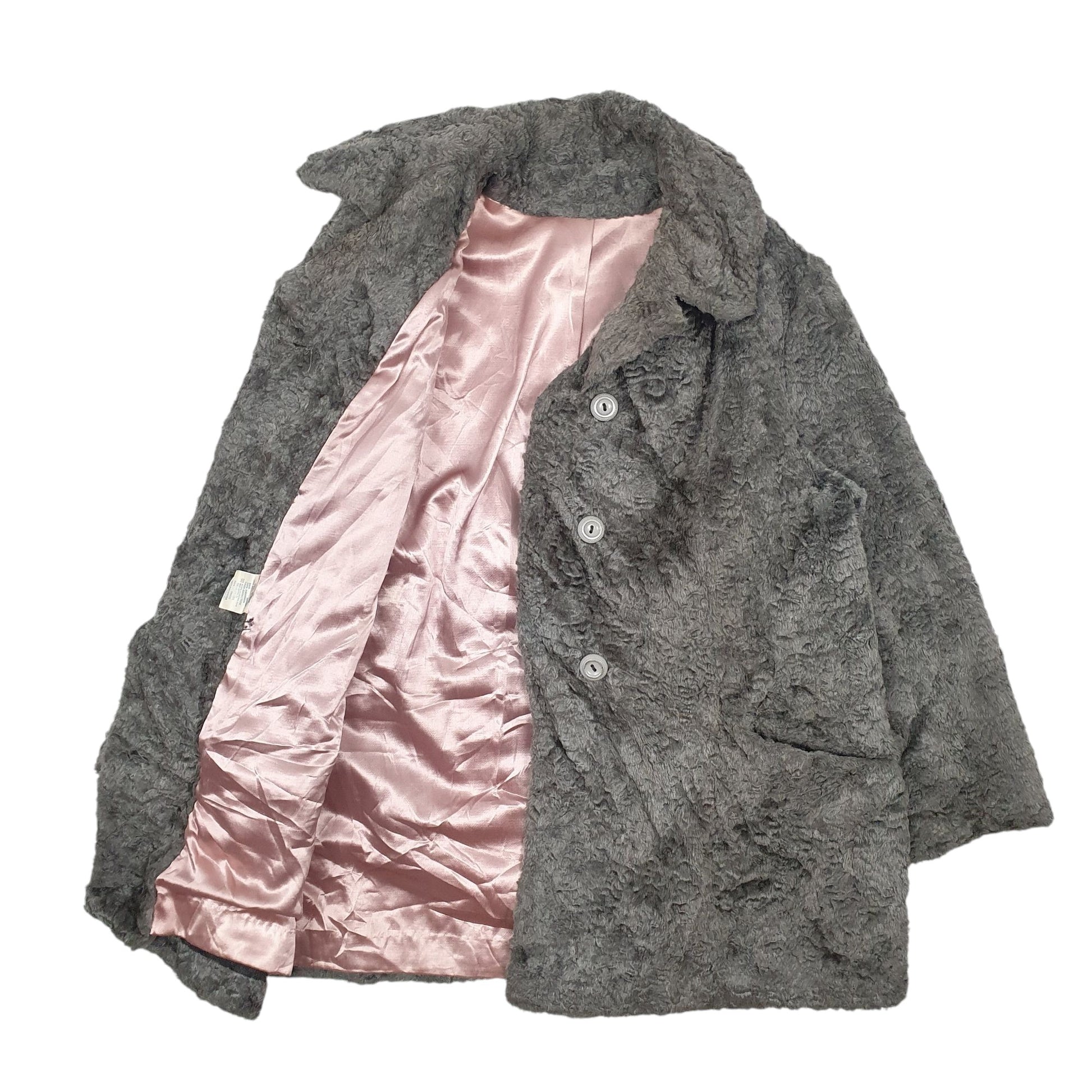 Womens Grey Unbranded Vintage  Coat