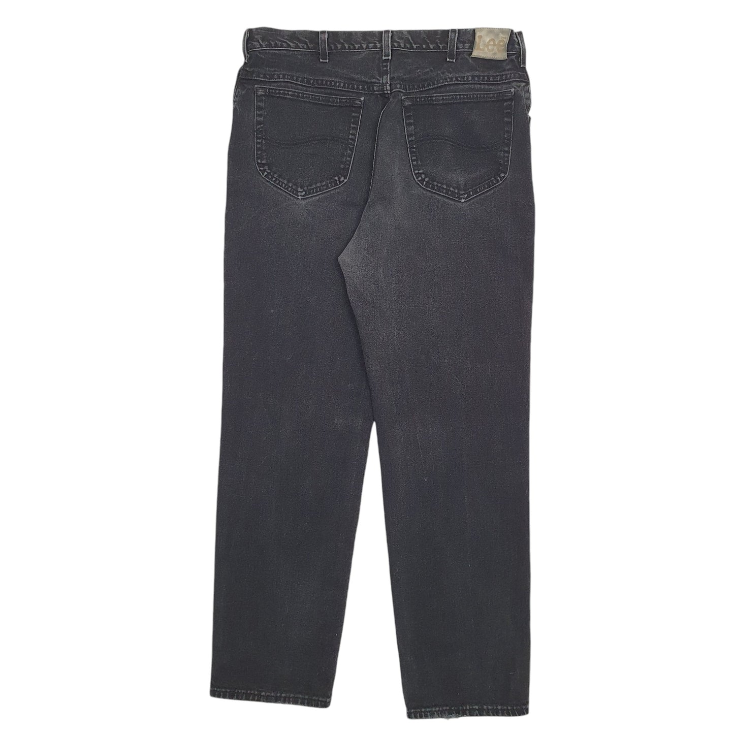 Mens Black Lee  Regular JeansW36 L32