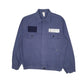 Mens Navy Alfred Grassi Vintage Chore Overshirt Hoodie Coat