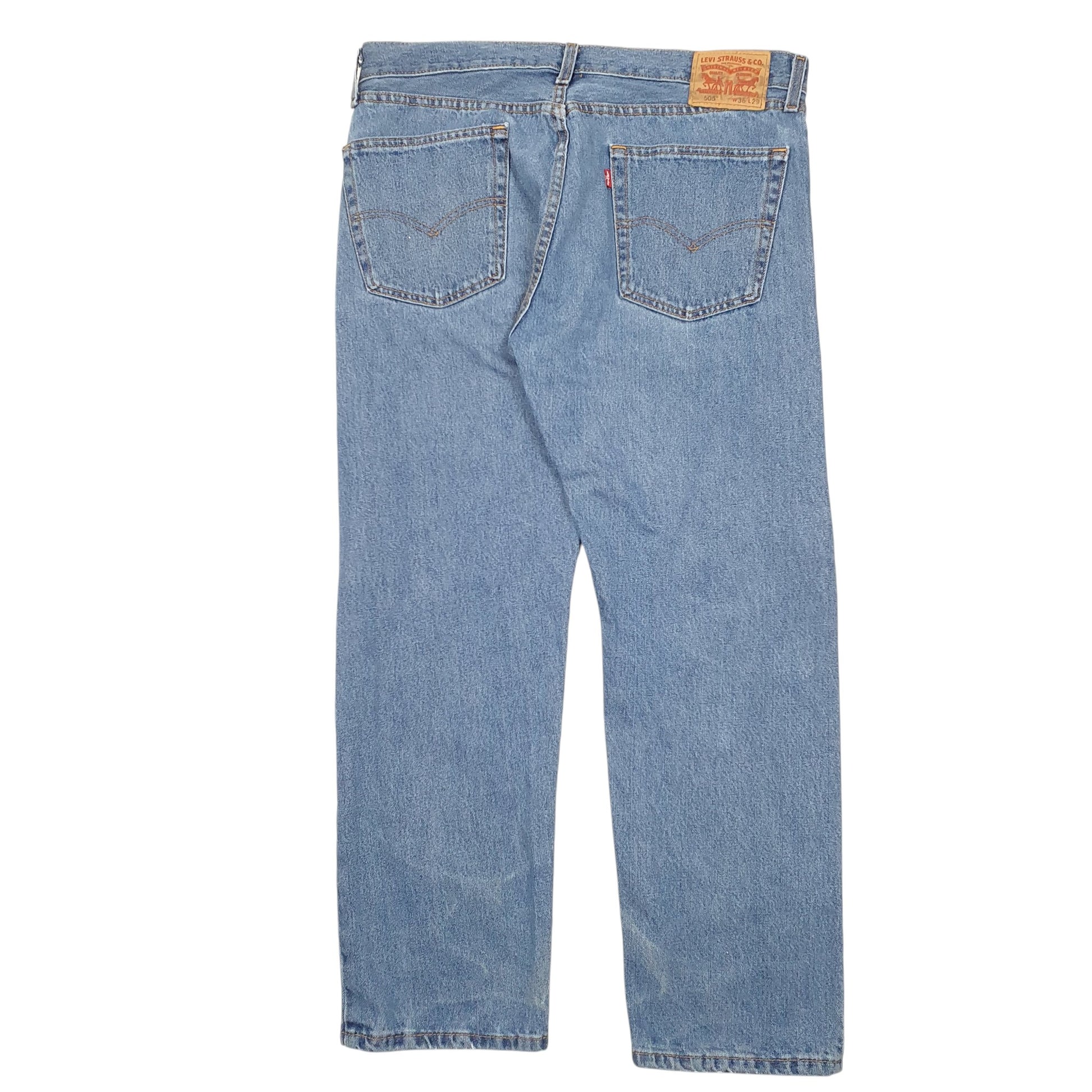 Mens Blue Levis  505 JeansW36 L29